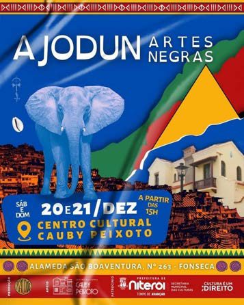 Cartaz do Festival A Jodun Artes Negras